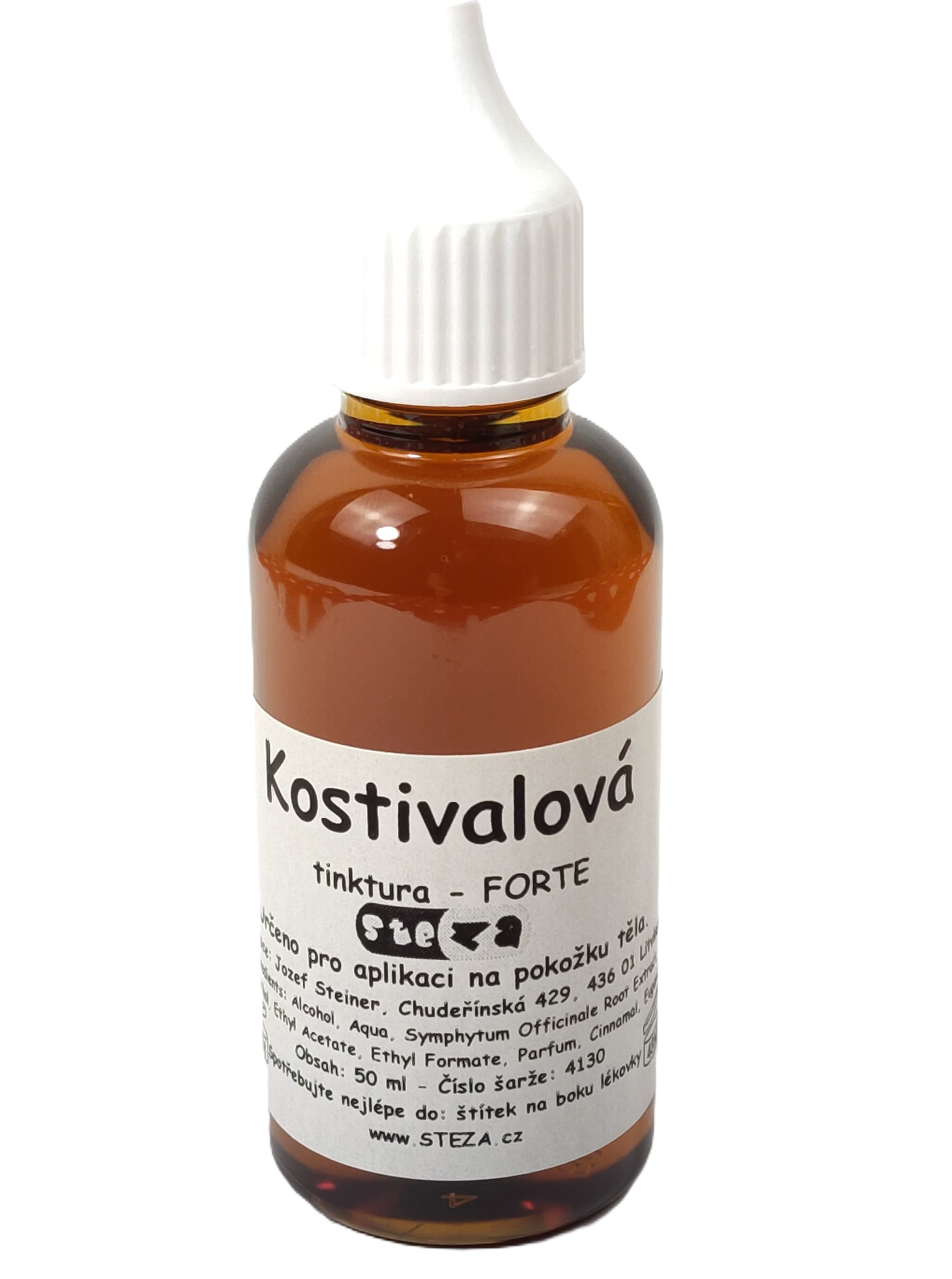 STEZA - Kostivalová tinktura - FORTE 50 ml. (Kostivalová tinktura)