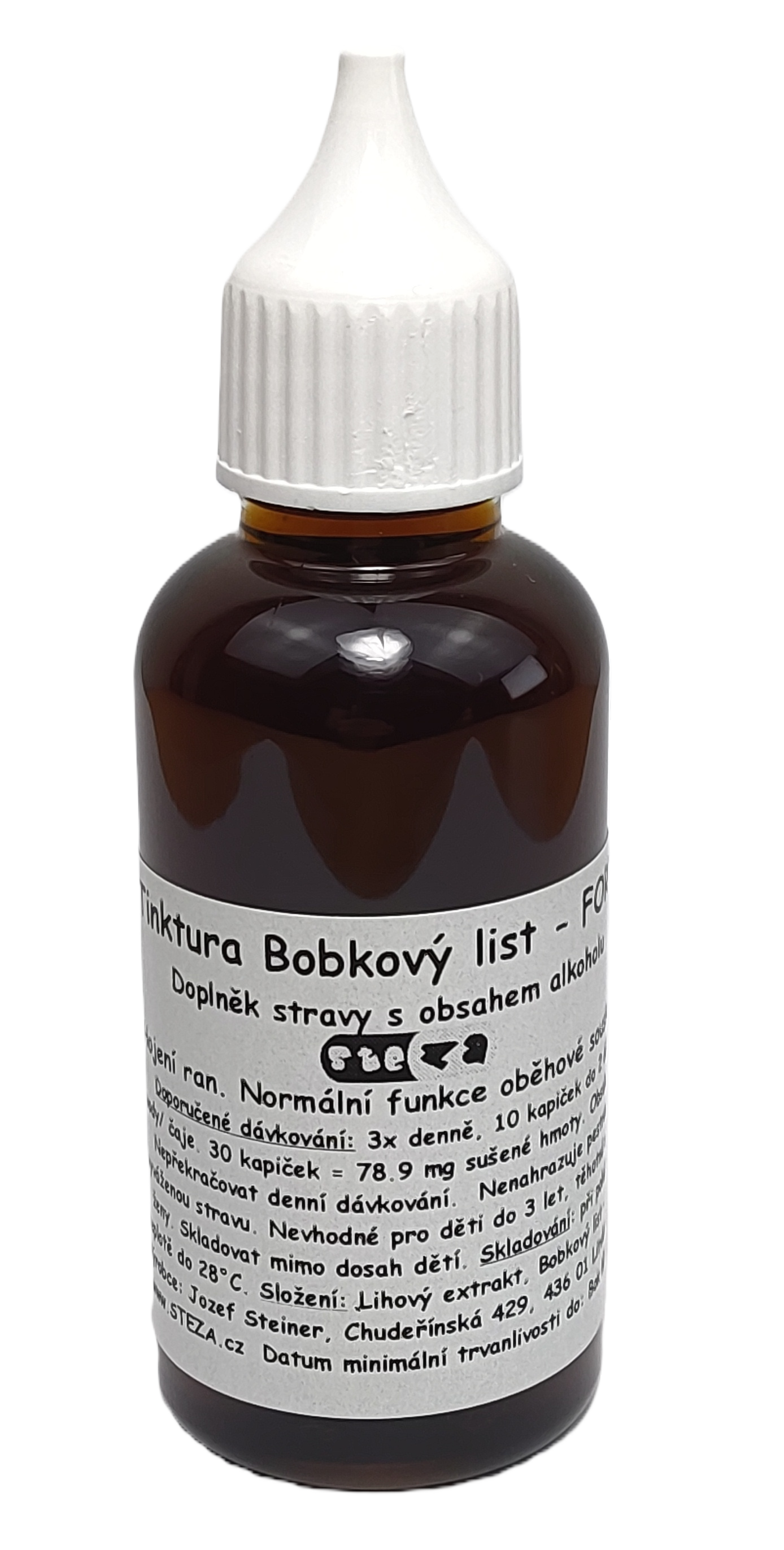 STEZA - Tinktura Bobkový list - FORTE 50 ml.